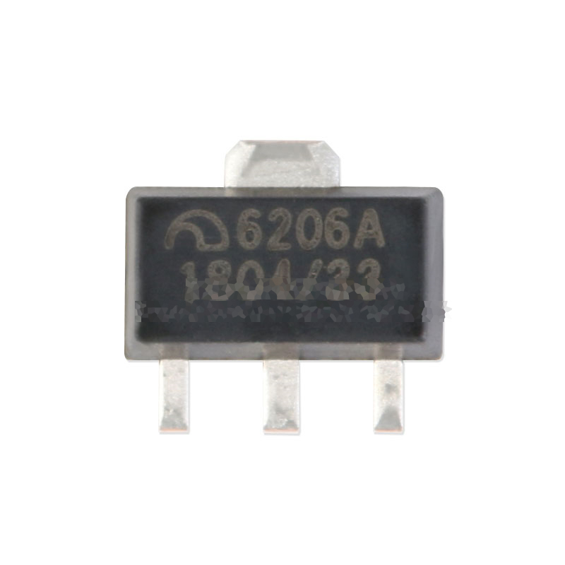   ME6206A33PG SOT-89 3.3V 2% 耐壓6V 低壓差線性穩壓器 W2-1 [299923]詳細圖