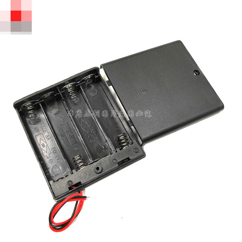 5號7號電池盒 1/2/3/4/6節 AA 五號帶蓋不帶蓋 帶開關不帶開關 W313-191210[364173]詳細圖